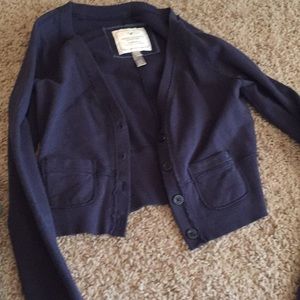 Dark blue cardigan